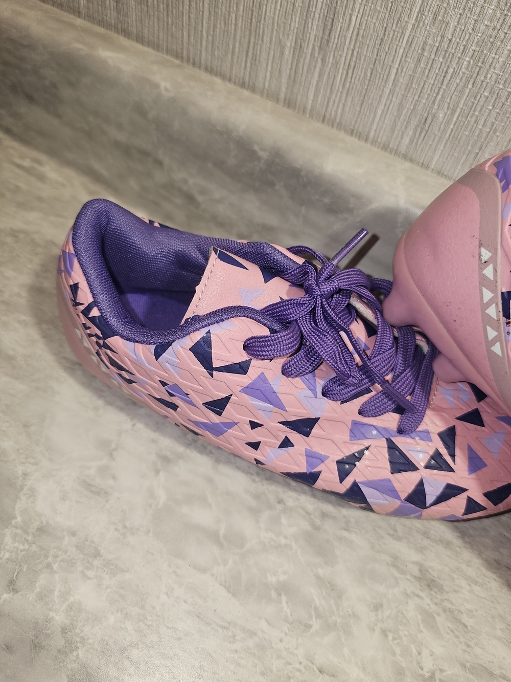 Dream Pairs Pink and Purple Kids Athletic Shoes - S44 - Picture 3 of 9